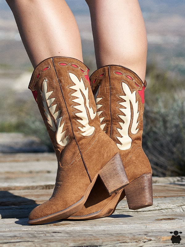 Botas boho camel