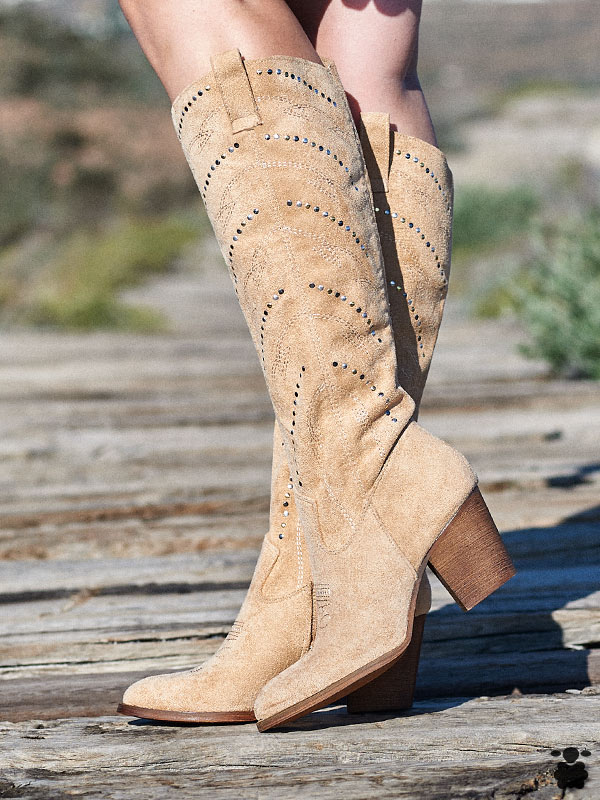 botas beige