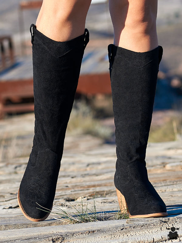 botas-altas-camperas-motril-negras2 Botas altas camperas negras para mujer