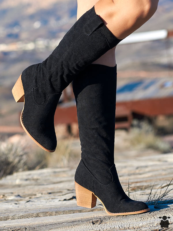 botas-altas-camperas-motril-negras4 Botas altas camperas negras para mujer