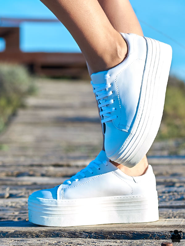 Deportivas boho Madrid blanco