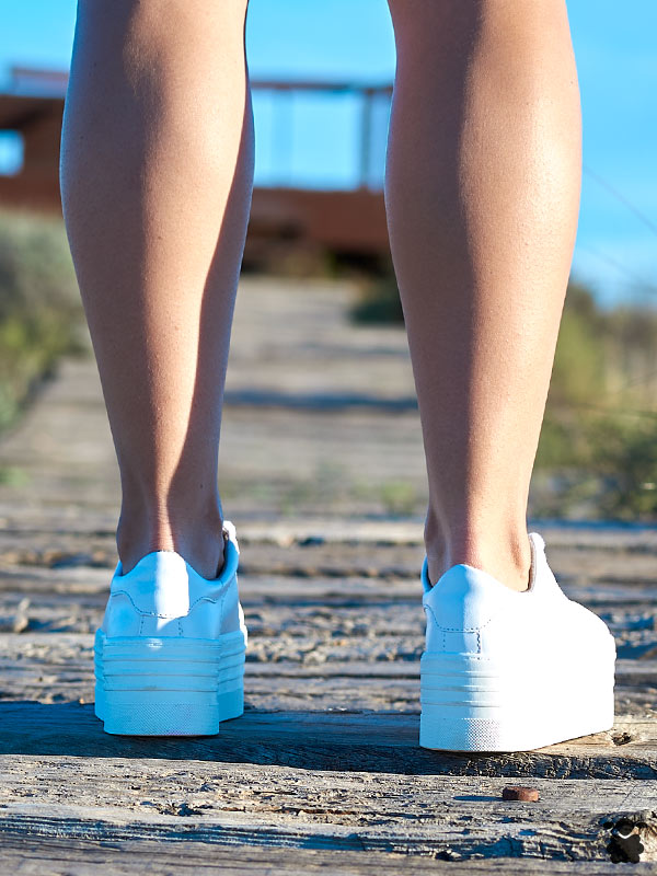 Deportivas boho Madrid blanco