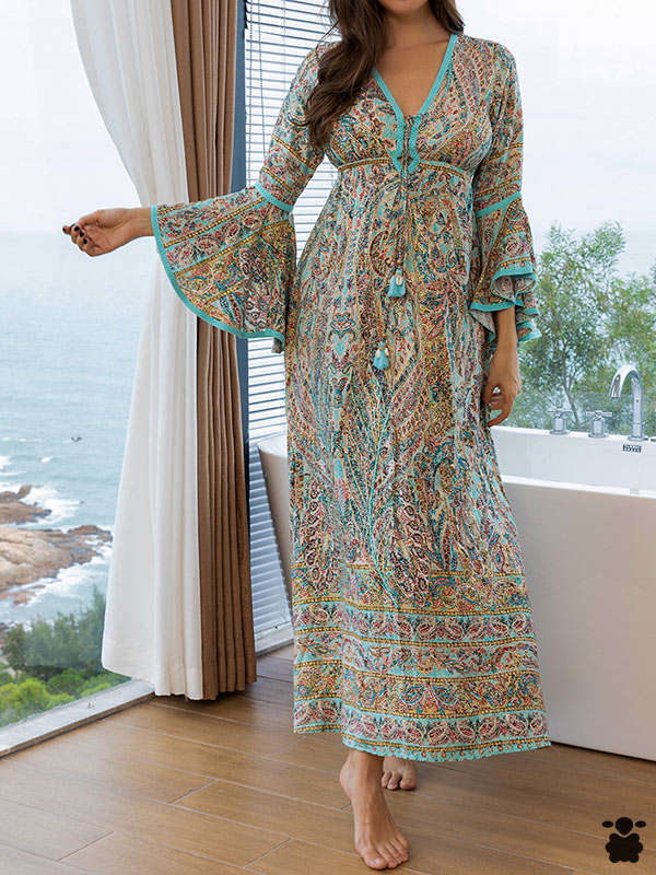 vestido-boho-azul-tierra Vestido boho azul-tierra