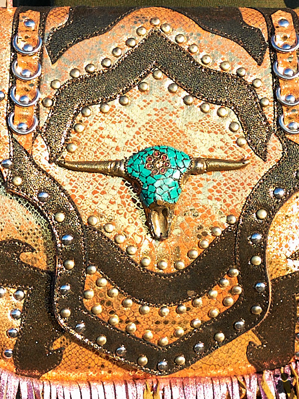 bolso-piel-burdeos-naranja1 Bolso bohemio de piel naranja - Imagen 2