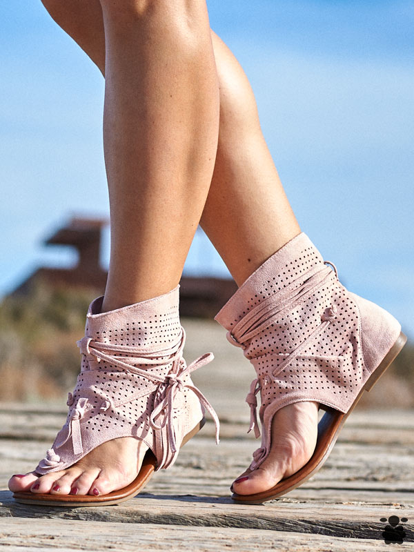 Sandalias Colores Pastel Es]ANGARI Sandalia Fiesta Ante Colores