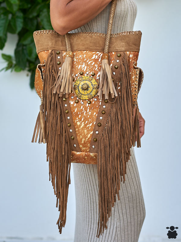 bolso western Punta Paloma camel