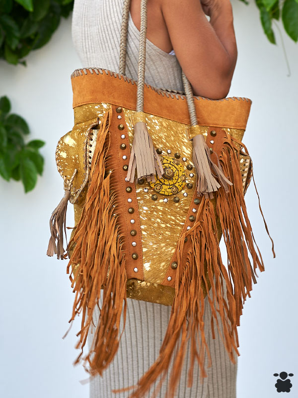 bolso boho Punta Paloma kaki