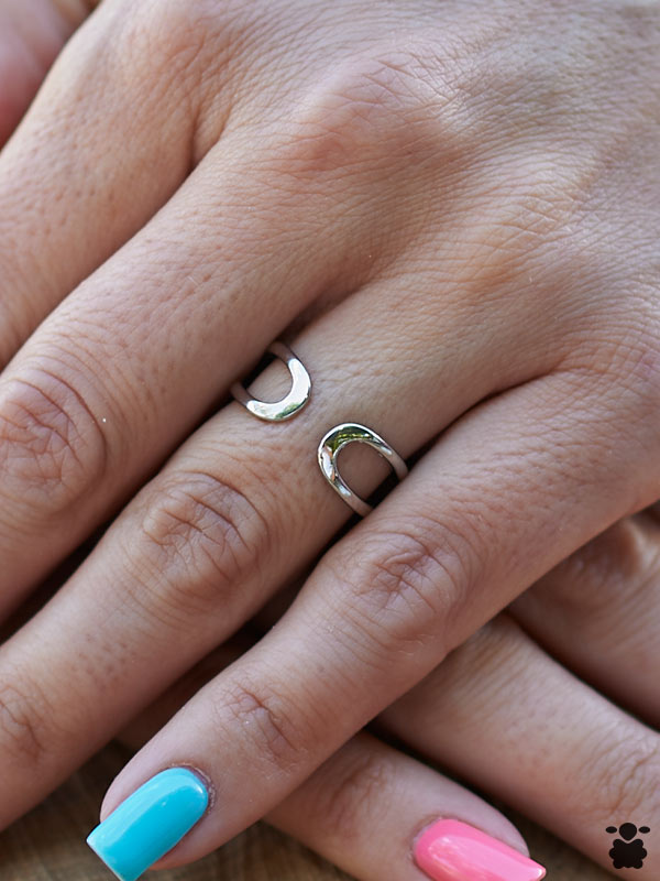 Anillo Boho Media Luna